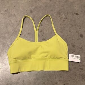 Lulu Longline Vibrant Yellow Sports Bra